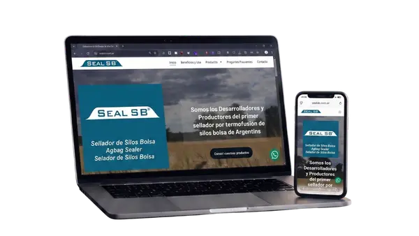 Sitio Web de Seal SB - desarrollado por Expesarte Digital