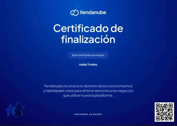 Certificado Tiendanube - Partner